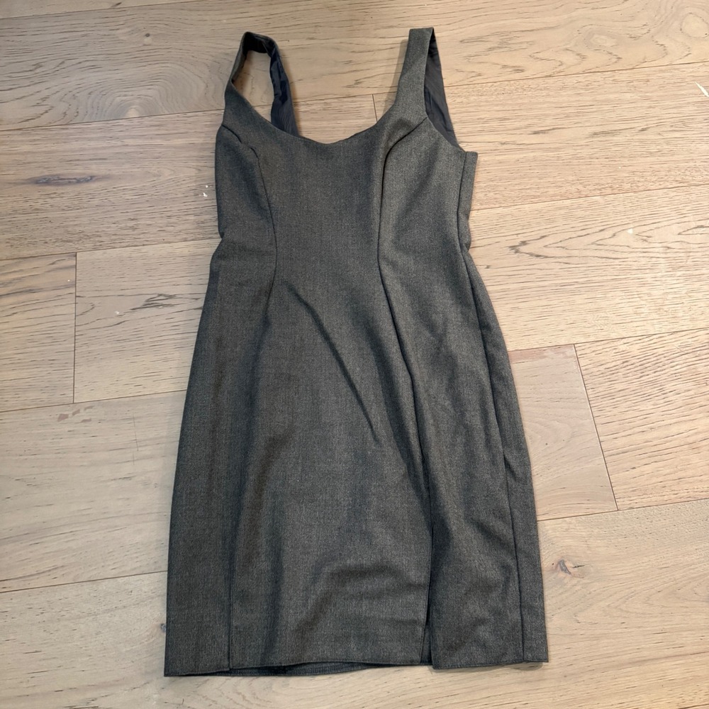 ASOS DESIGN Womens Gray Sleeveless Sweetheart Mini Dress Size US 2 NWT